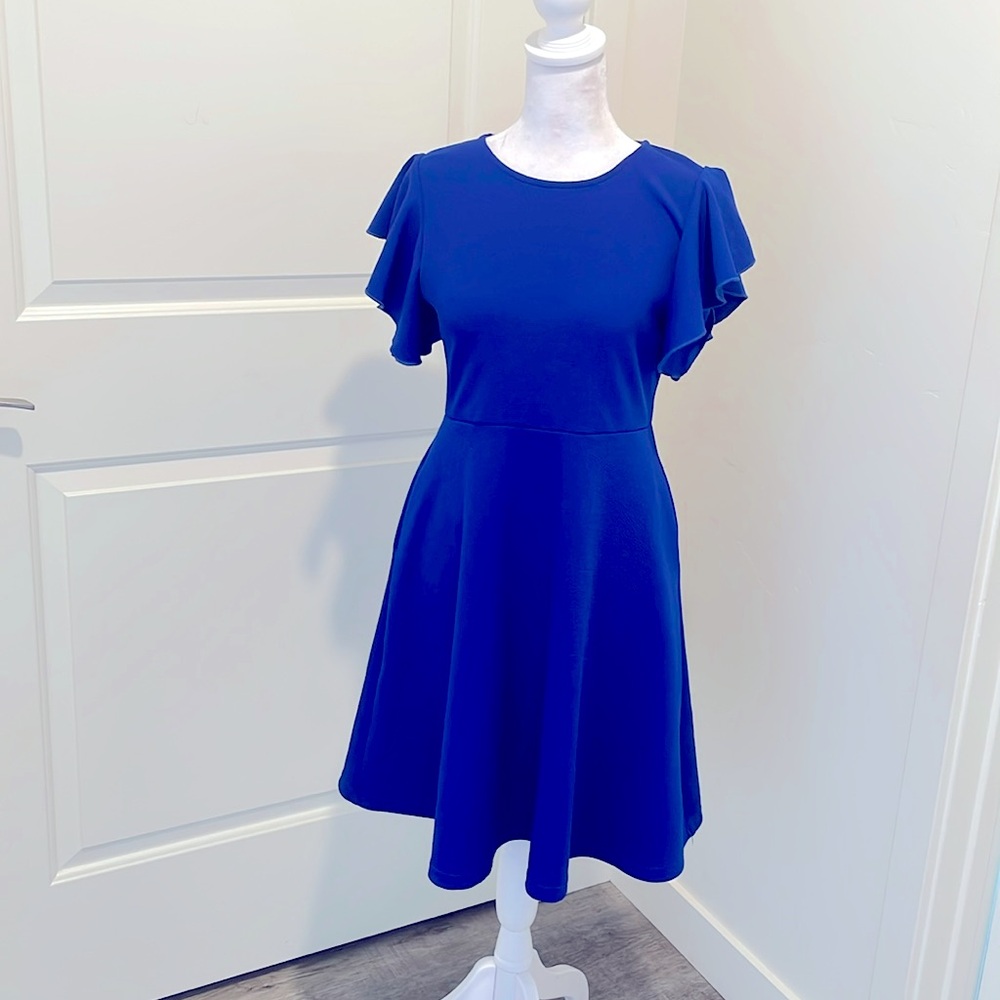 Royal blue dress .Size 13-14 kids. Brand Gorlya
